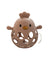 Three Hearts-Silicone 3D Chicken Teether-Misty Rose