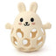 Three Hearts-Funny Bunny 3D Silicone Teether-Cream