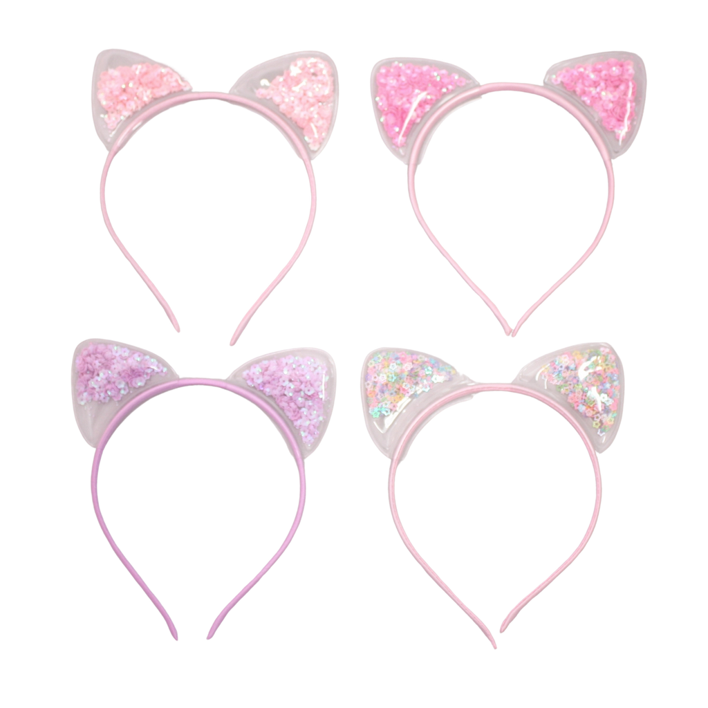 Bows Art-Cat Ear Shaker Headband