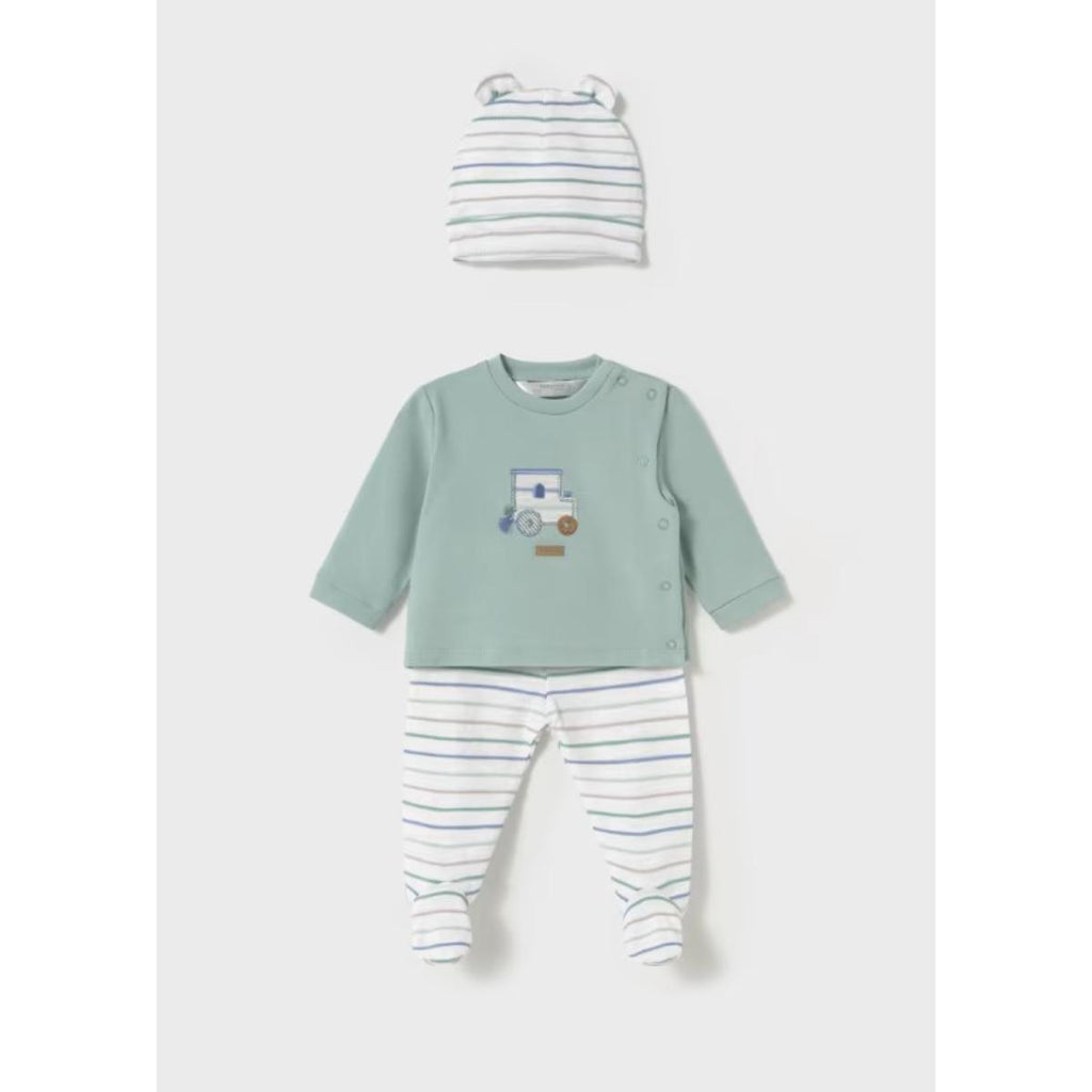 Mayoral-Leg Warmer with Hat Set-Jade