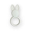Three Hearts-All Silicone Bunny Teething Ring-Navajo Beige