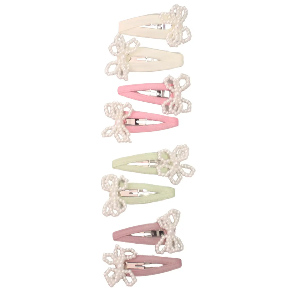 Bows Art-Pearl Bow Pop Clip