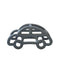 Three Hearts-3D Silicone Car Teether-Navy