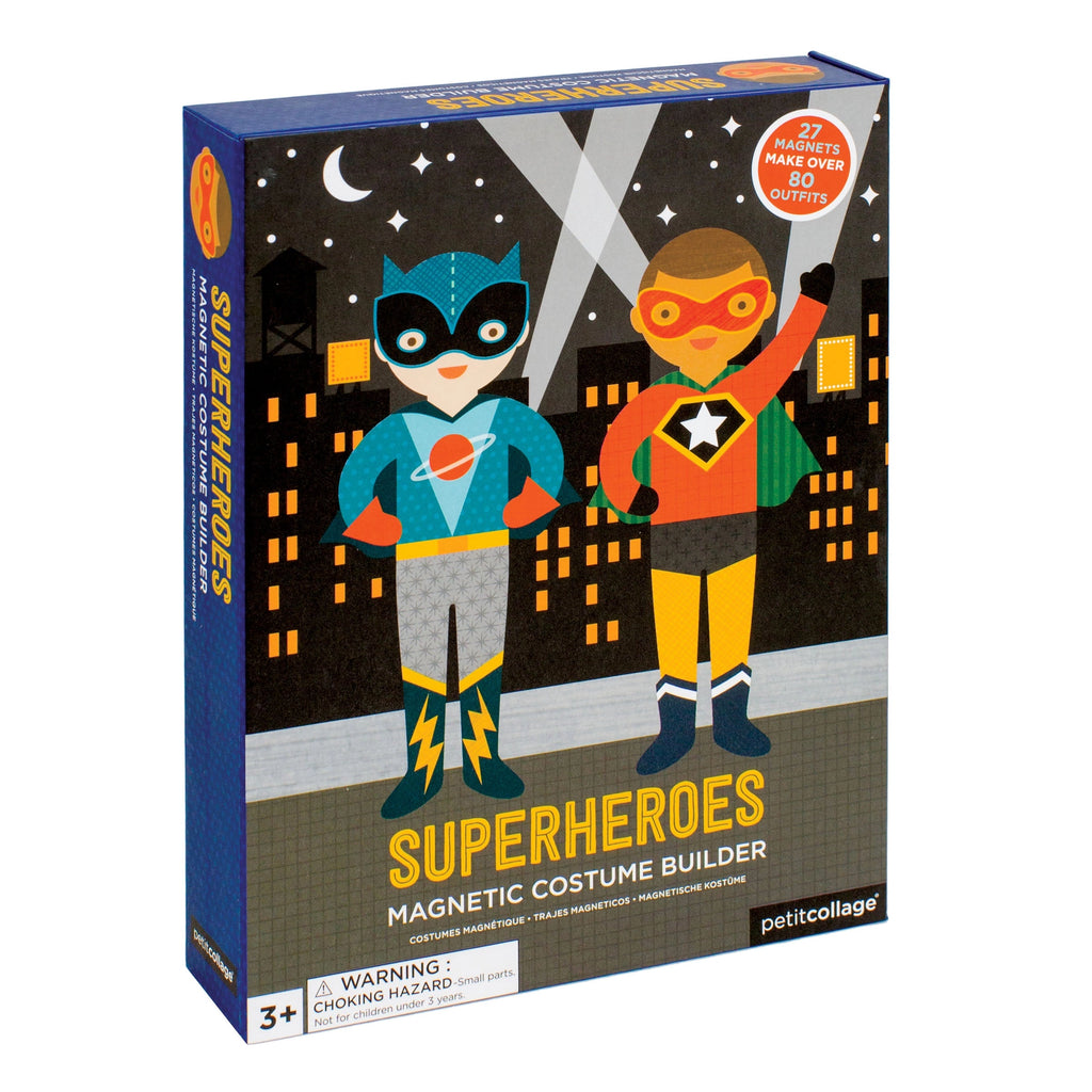 Chronicle Books-Superheroes Magnetic Dress Up Play Set