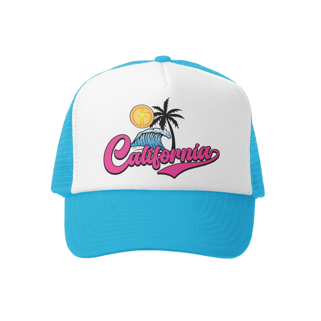 Grom Squad -Cali Waves-Aqua/White