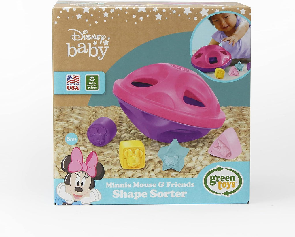 Green Toys - Minnie Mouse and Friends Shape Sorter-Pink
