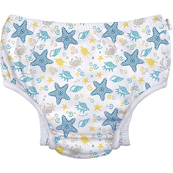 Green Sprouts -Eco Snap Swim Diaper-Starfish