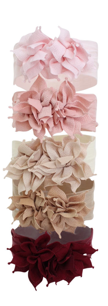 Bows Art-Shabby Flower Headband