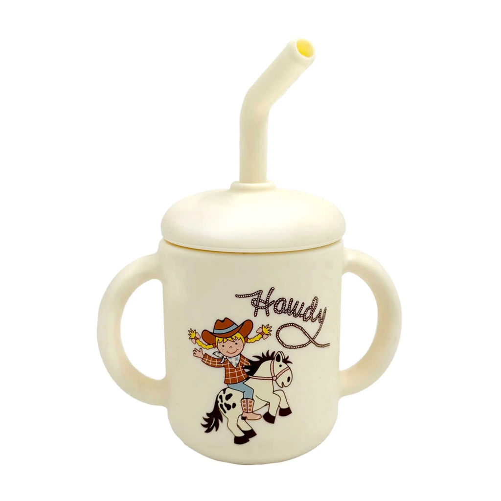 Ore - Fresh and Messy Sippy Cup -Howdy Cowgirl