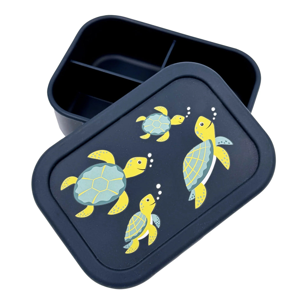 Ore - Fresh and Messy Silicone Bento Box-Sea Turtle