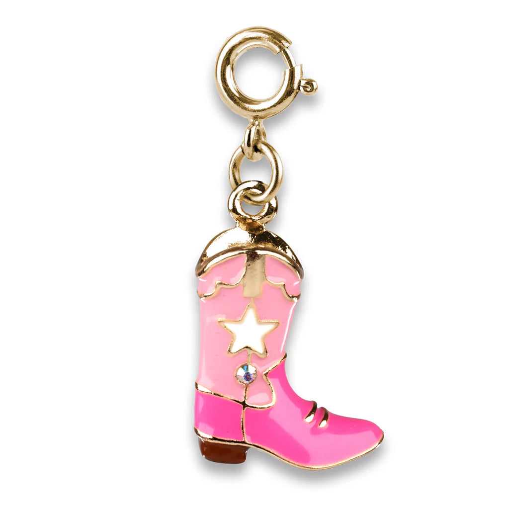 CHARM IT! -Gold Cowboy Boot Charm
