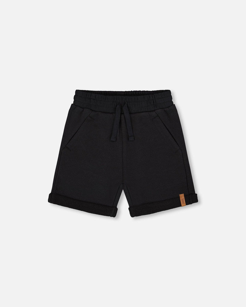 Deux Par Deux-French Terry Short Black