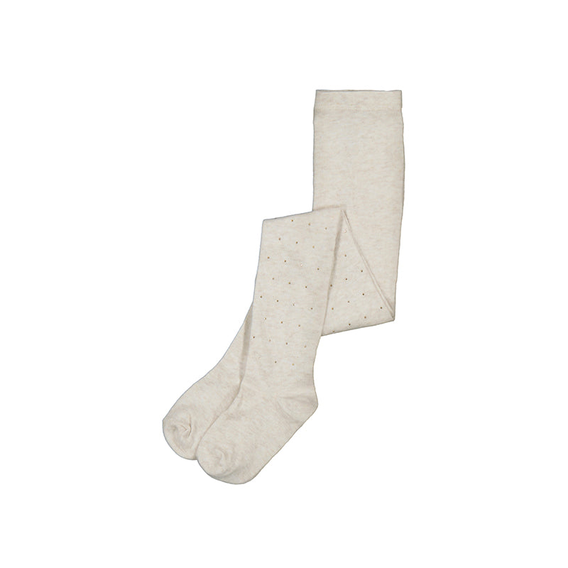 Mayoral-Studded Tights-Heather Sand