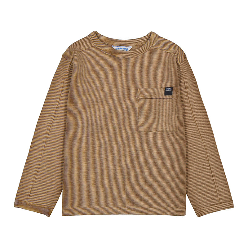 Mayoral-Long Sleeve T-Shirt-Carmel