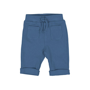 Mayoral-Ribbed Pants-Artic Blue