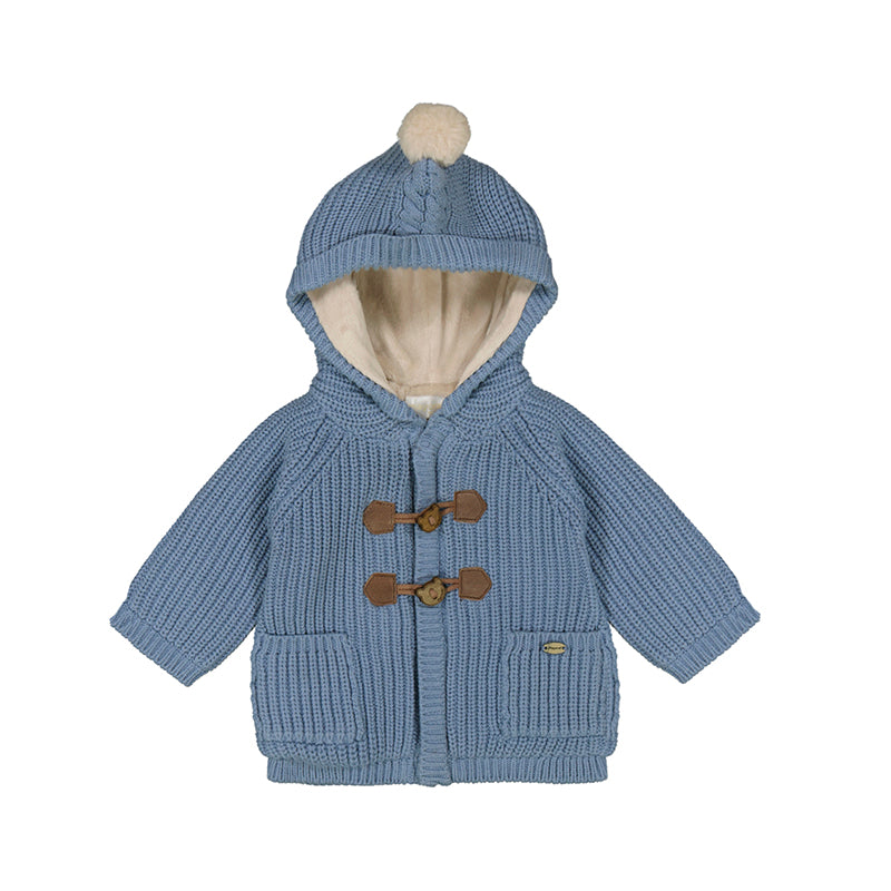 Mayoral-Knit Cardigan-Cloud