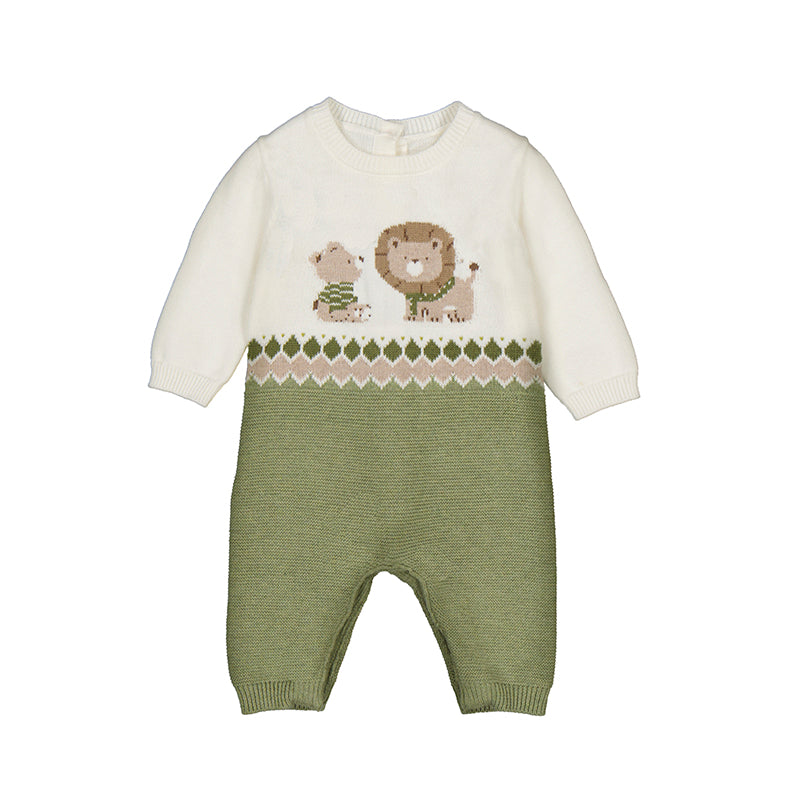 Mayoral-Tricot romper-Green