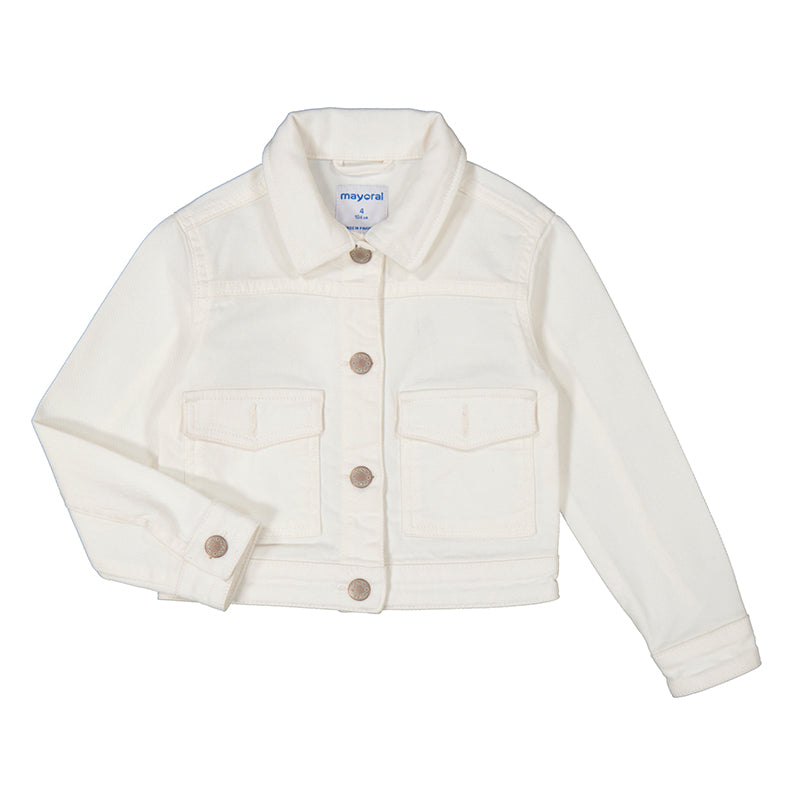 Mayoral-Twill Jacket-Natural