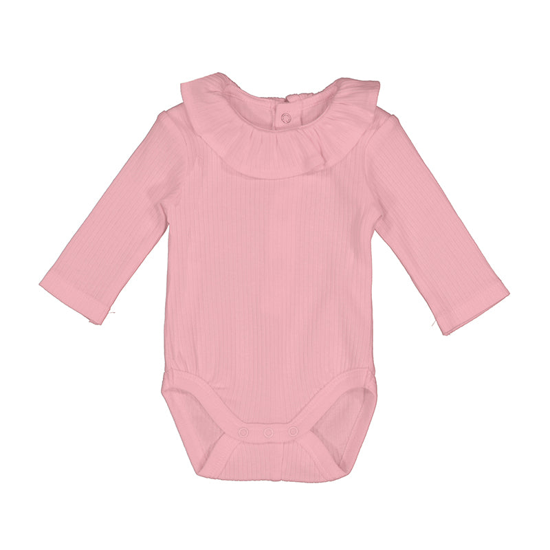 Mayoral-Ribbed Bodysuit-Orchid