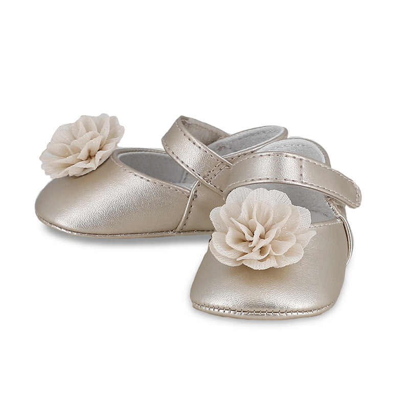 Mayoral-Dressy Mary Jane Shoes-Champagne