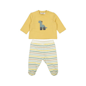 Mayoral-Pants and Sweatshirt Set-Honey