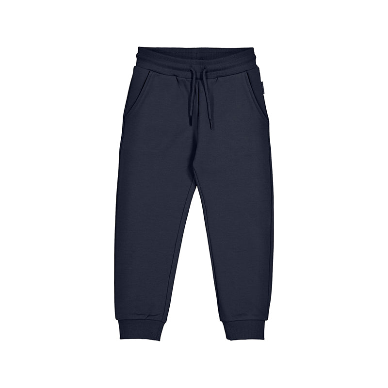 Mayoral-Basic cuffed fleece trousers