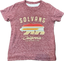 ADKTD-Bear Solvang Tee Shirt- Burgundy Melange