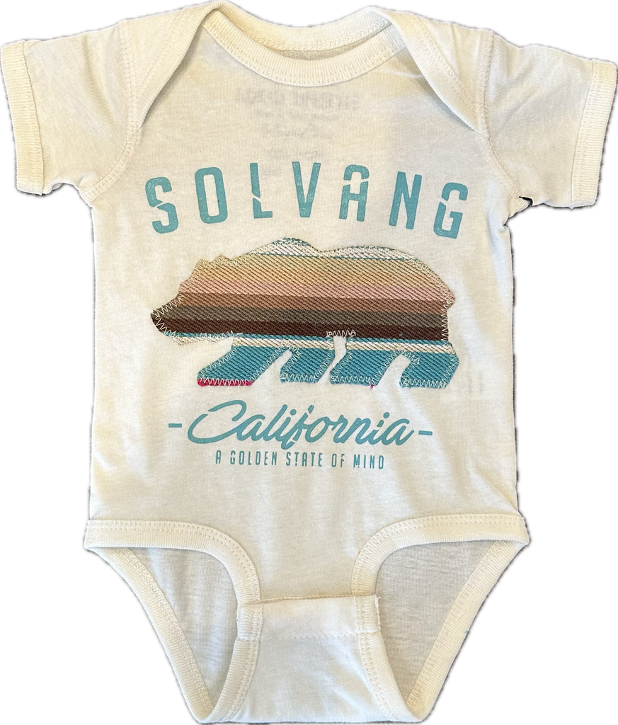 ADKTD-Solvang Bear Onesie-Natural