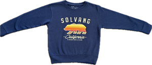 ADKTD-Solvang Bear Crewneck Sweatshirt-Navy