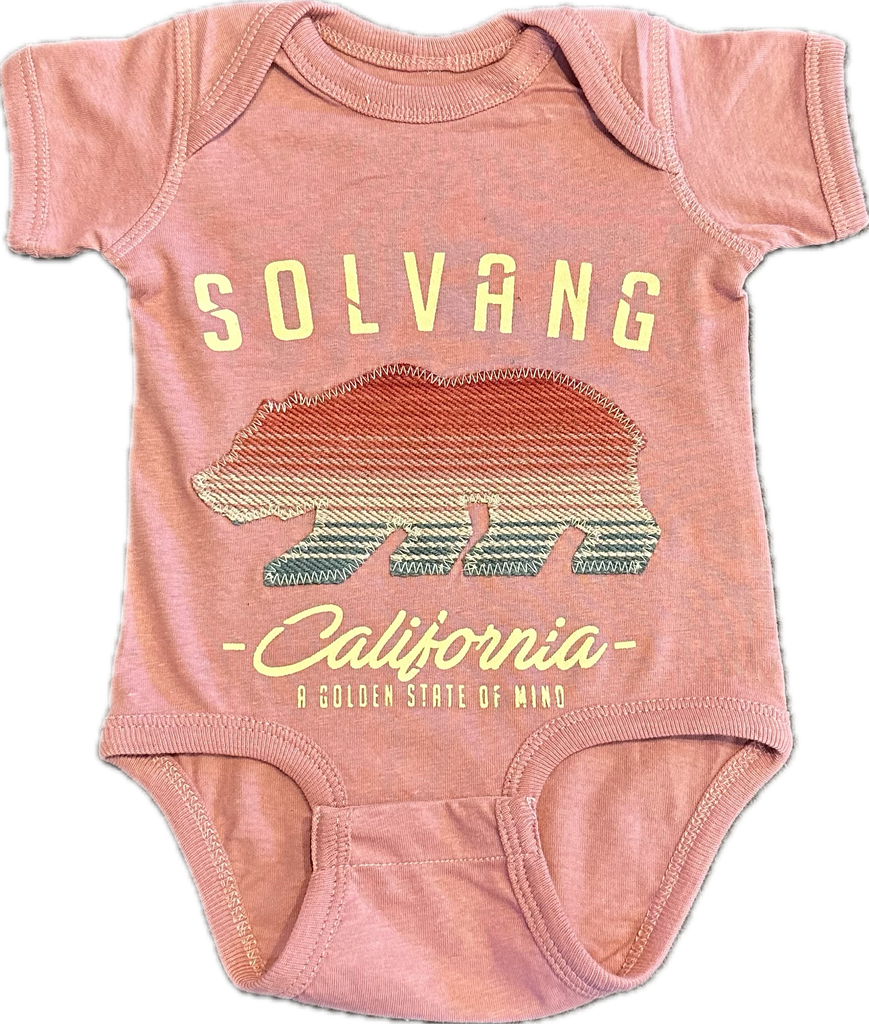 ADKTD-Solvang Bear Onesie-Shiraz
