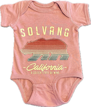 ADKTD-Solvang Bear Onesie-Shiraz