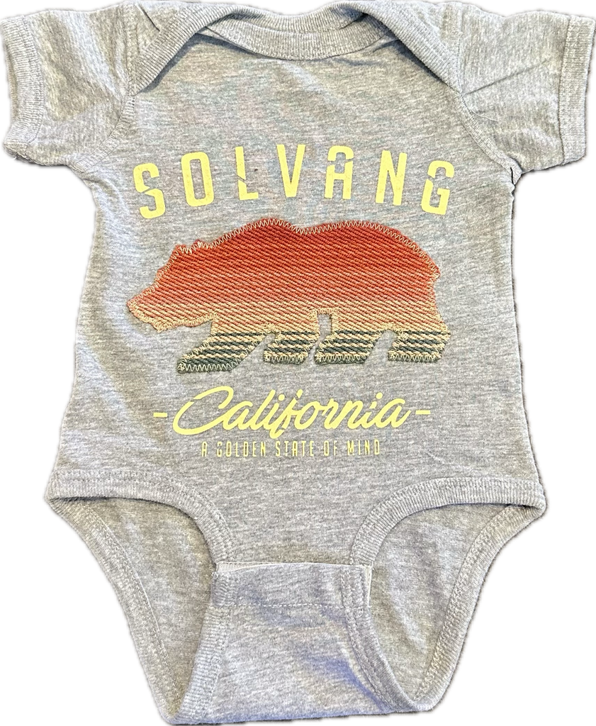 ADKTD-Solvang Bear Onesie-Grey