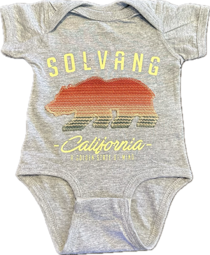 ADKTD-Solvang Bear Onesie-Grey