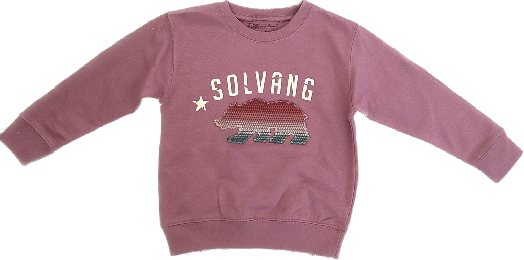 ADKTD-Solvang Bear Crewneck Sweatshirt-Shiraz