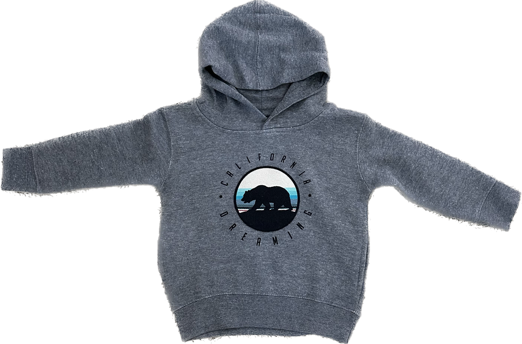 ADKTD-Patch Bear Hoodie-Grey