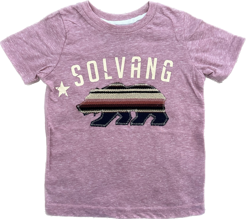 ADKTD-Bear Solvang Tee Shirt- Pink Melange
