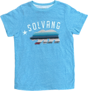 ADKTD-Bear Solvang Tee Shirt- Ocean Melange