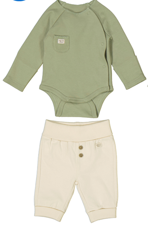 Mayoral-Knit Set-Olive