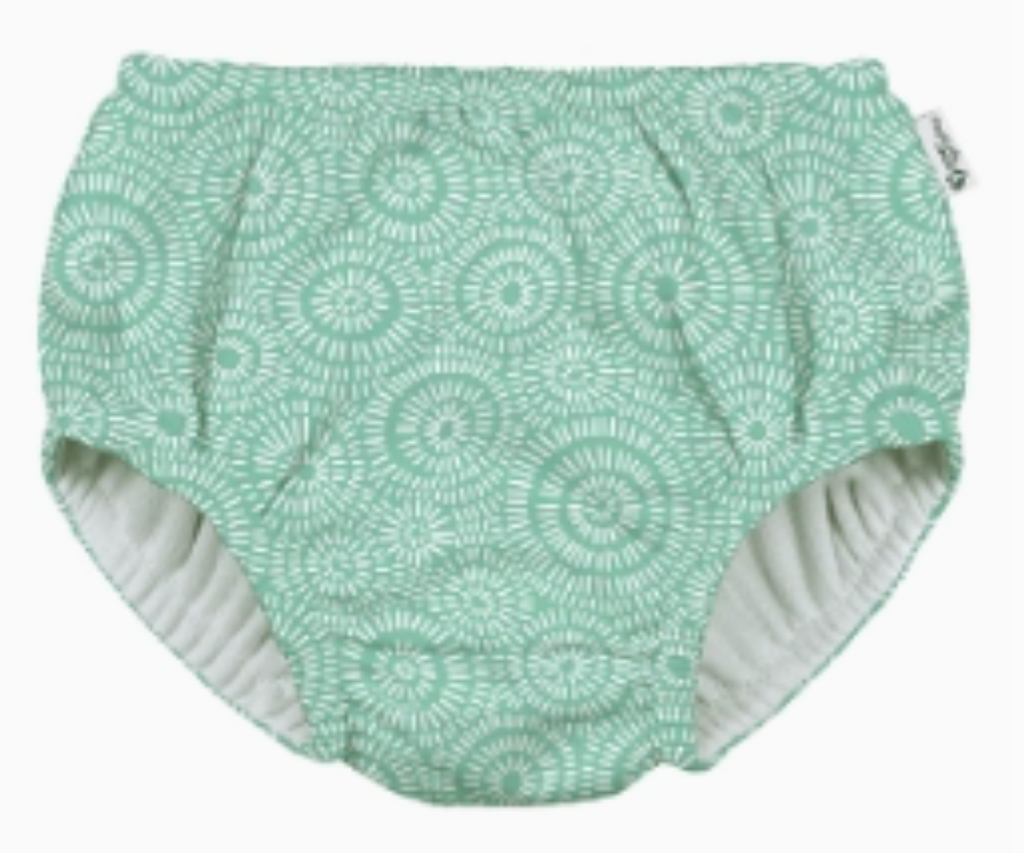 Green Sprouts - Eco Pull-Up Swim Diaper-Mint Sand Dollar
