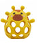 Three Hearts-Silicone 3D Giraffe Teether Silicone-Mustard