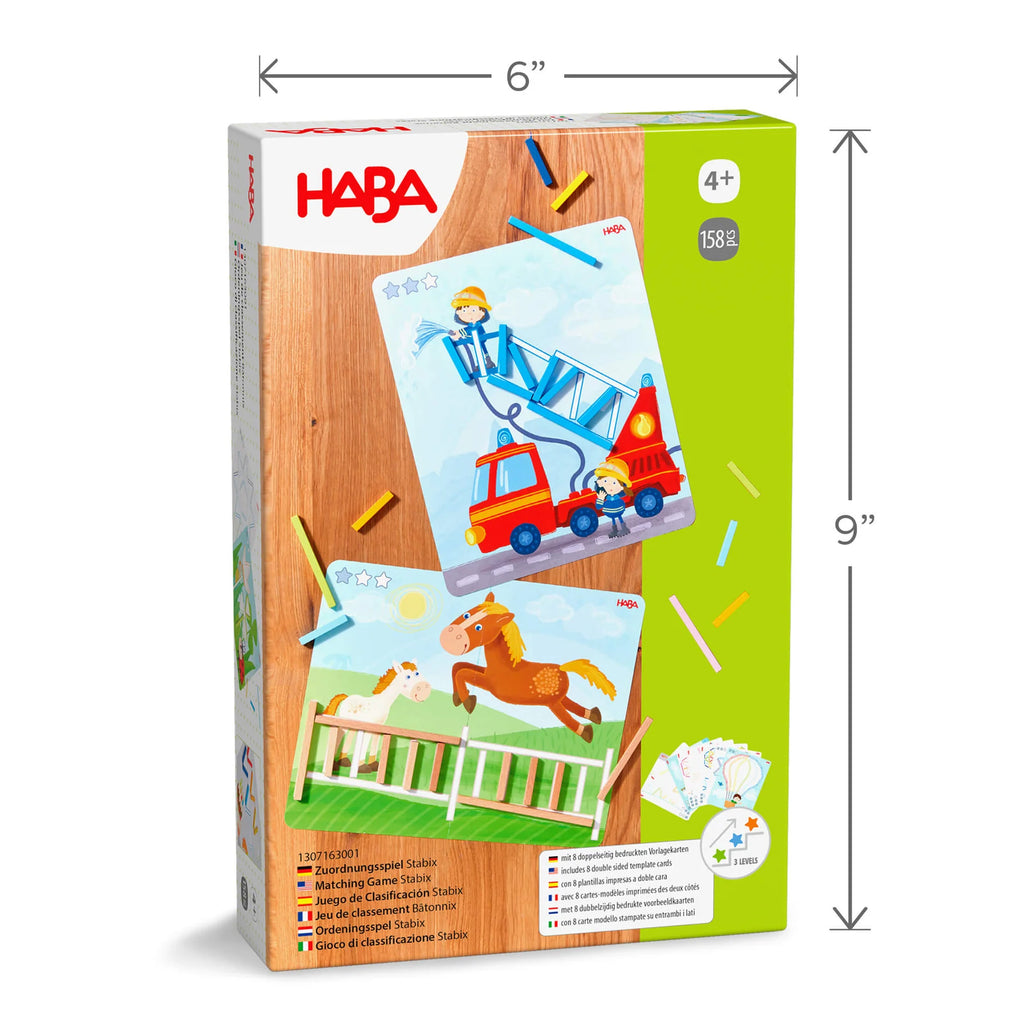 Haba-Stabix Wooden Arranging & Matching Game