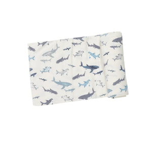 Angel Dear - Swaddle Blanket -Sharks