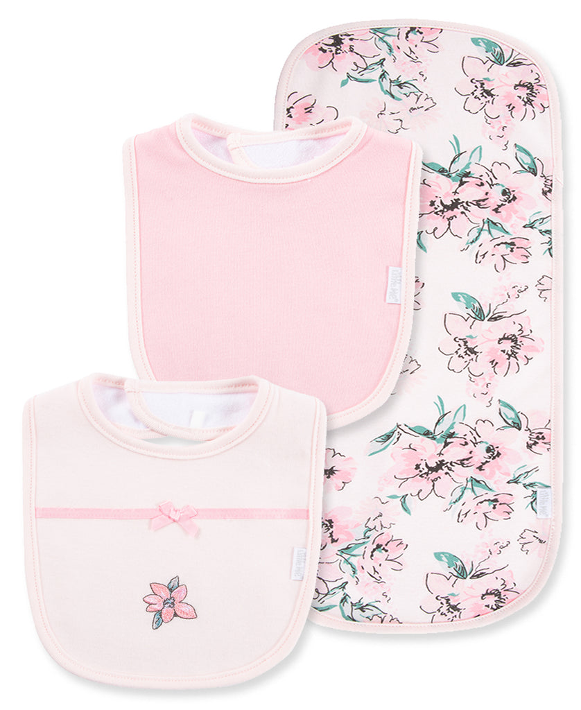 Little Me -Bib and Burp Cloth-Dream