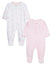Little Me- 2 Pack Footies-Cuddly