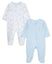 Little Me- 2 Pack Footies-Snuggly