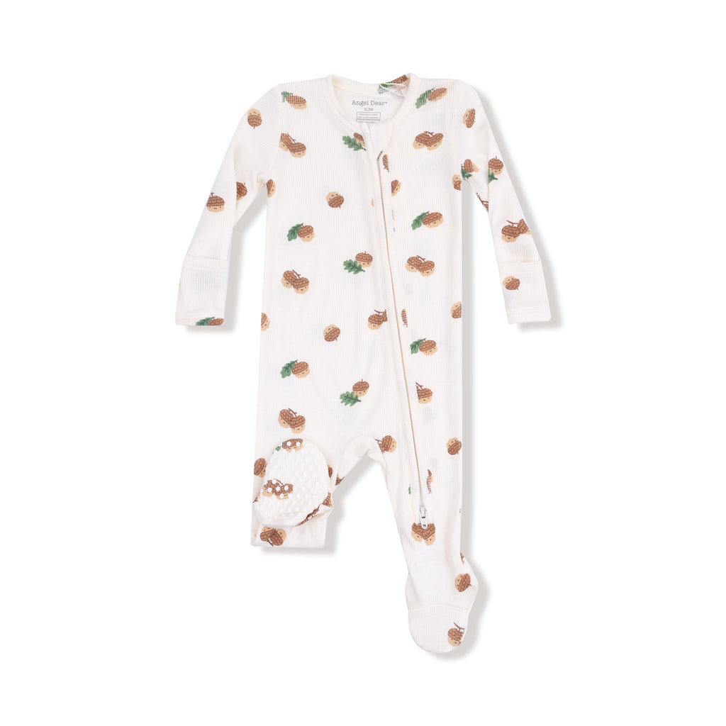 Angel Dear -2 Way Zipper Footie-Tiny Acorns
