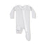 Angel Dear -2 Way Zipper Footie-Stripe Mineral Grey