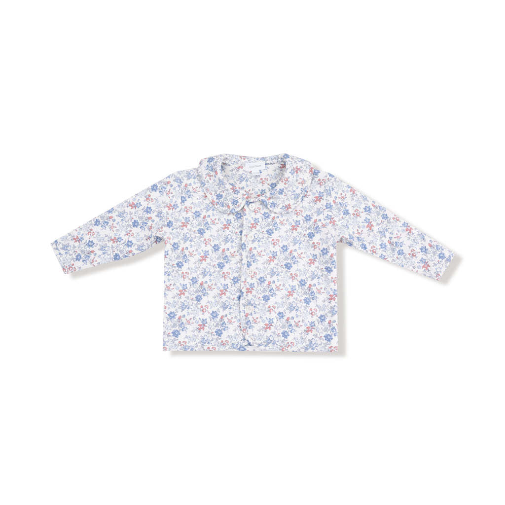 Angel Dear -Quilted Jacket W/ Peterpan Collar-Country Girl Floral
