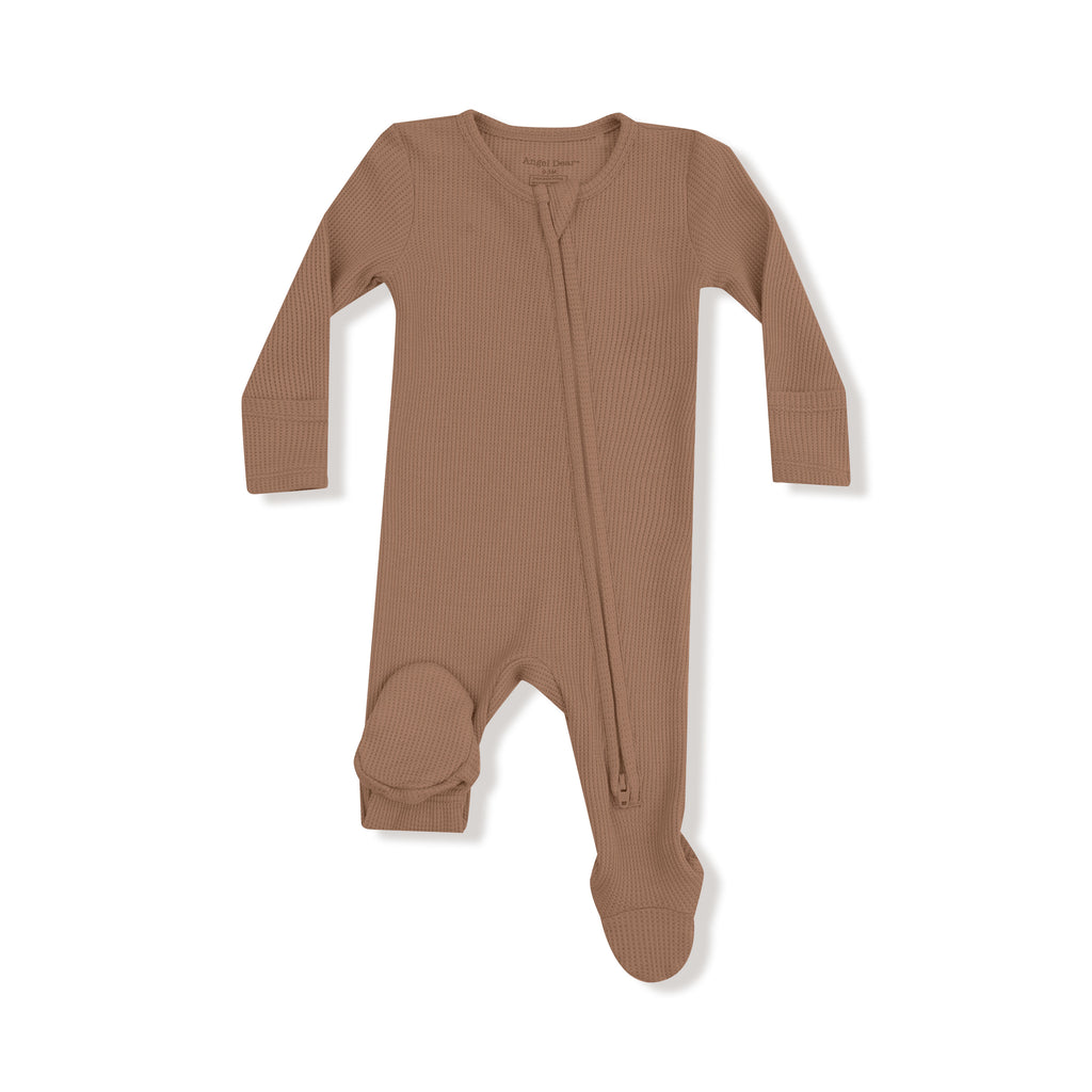 Angel Dear -2 Way Zipper Footie-Cinnamon Swirl
