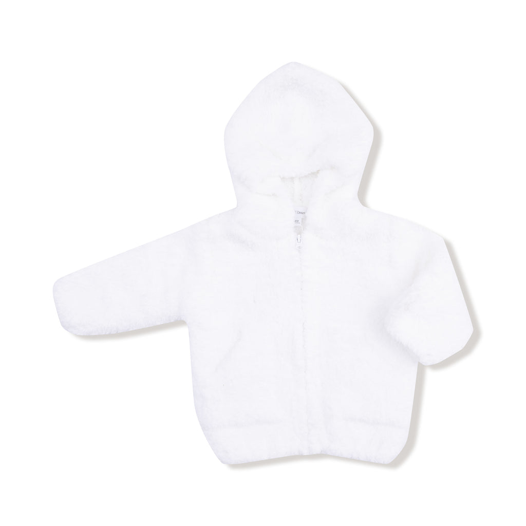 Angel Dear-Chenille Hoodie-White